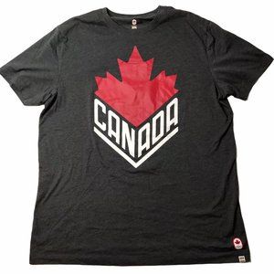 Men's Medium T Shirt Canada Olympics Gray Adult M